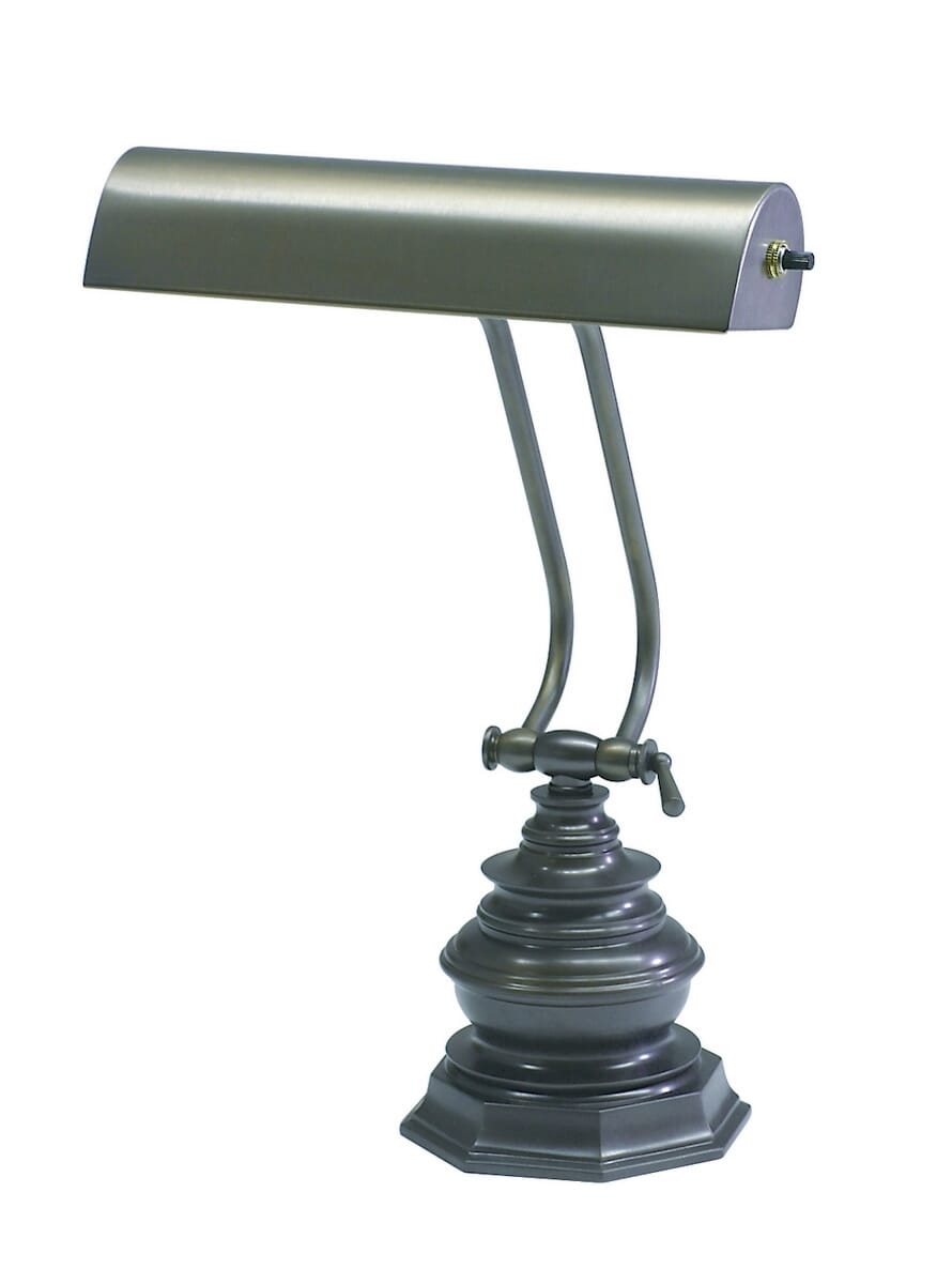 House of Troy 10" Piano Desk Lamp in Mahogany Bronze