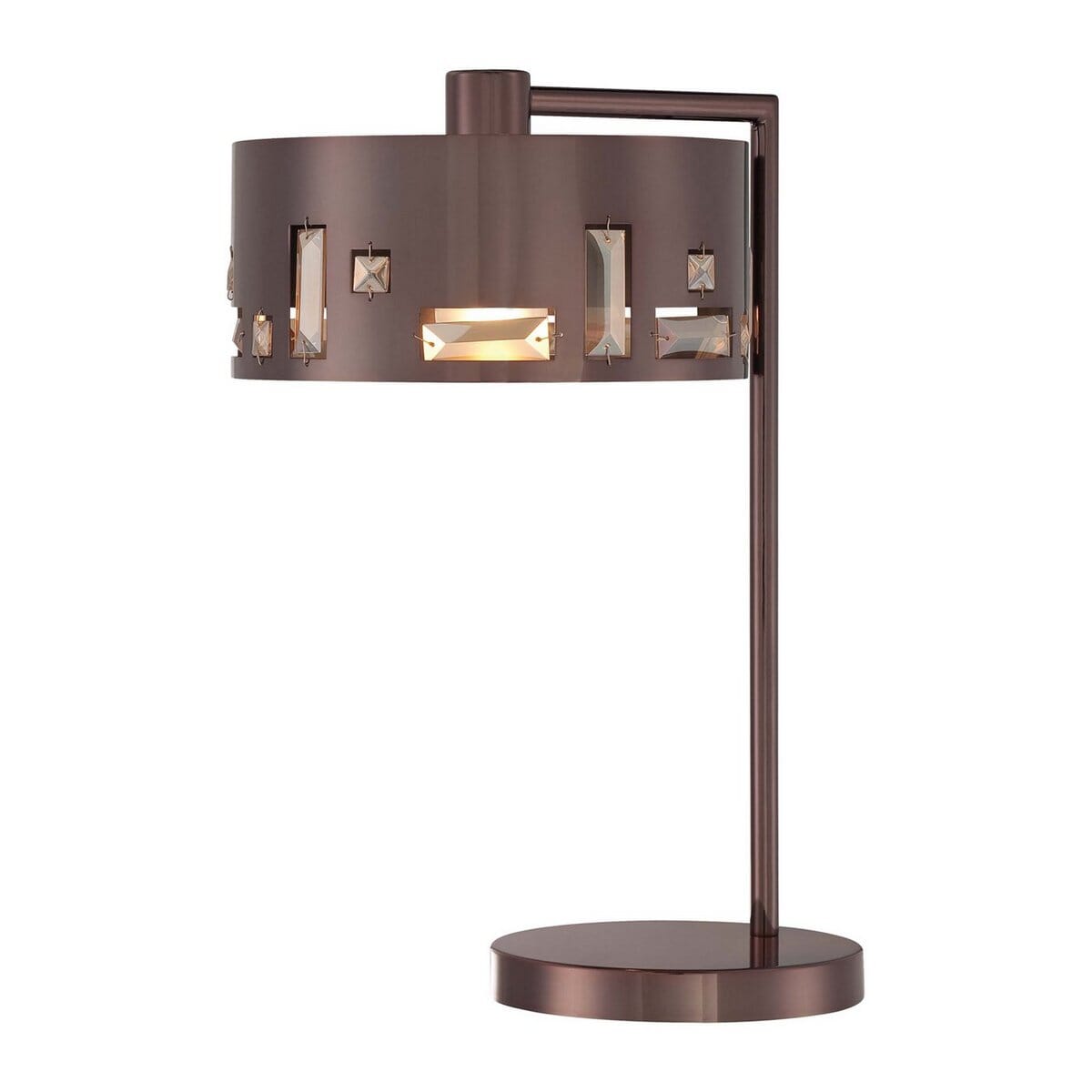 George Kovacs Bling Bang 20" Table Lamp in Chocolate Chrome