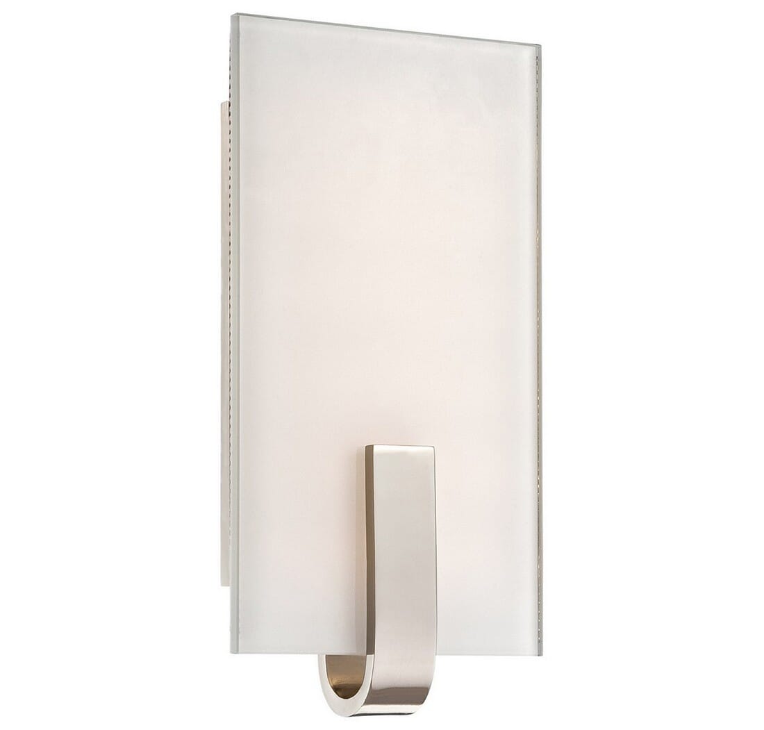 George Kovacs 12" Wall Sconce in Polished Nickel