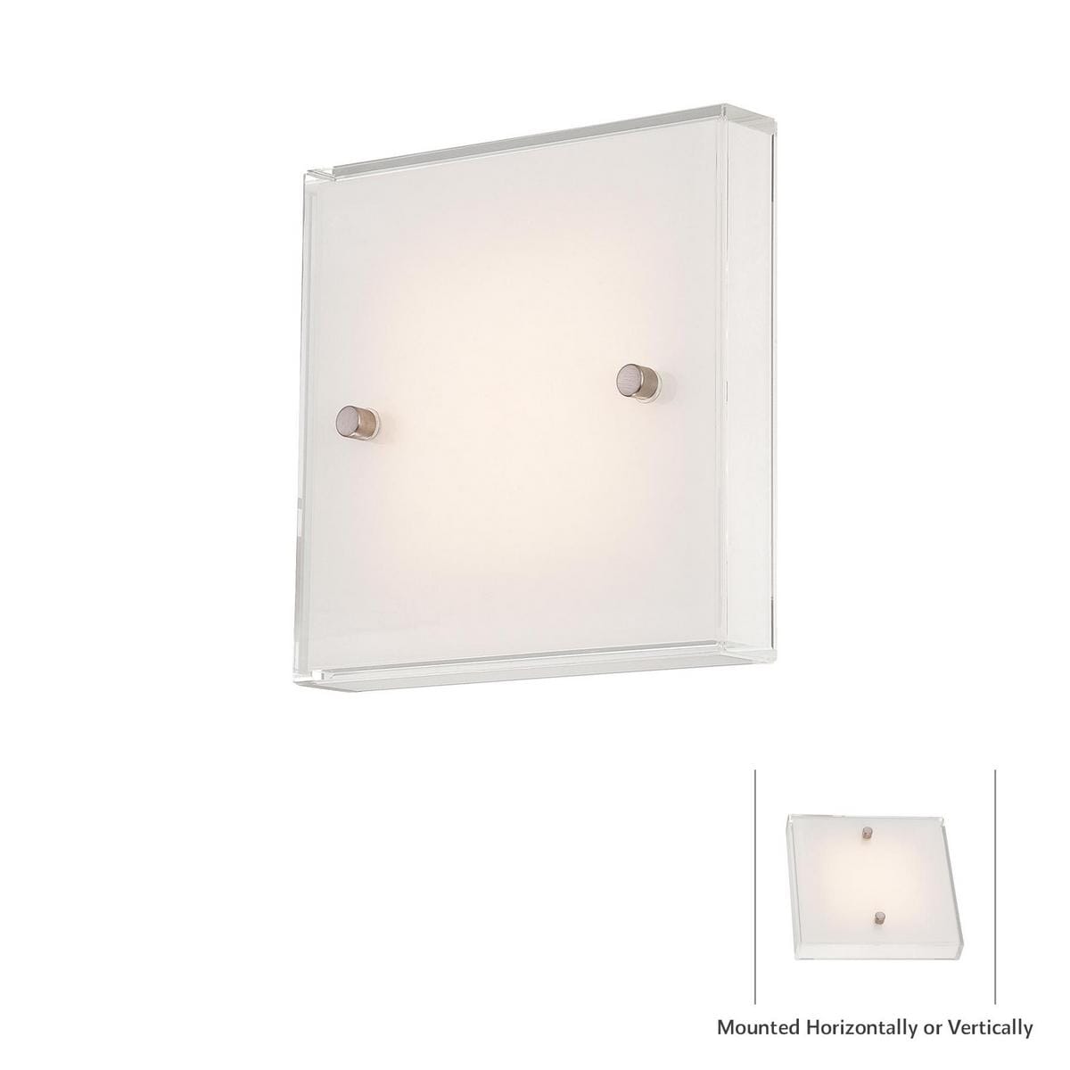 George Kovacs 7" Wall Sconce in Brushed Nickel