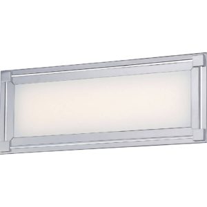 George Kovacs Framed 16" Bathroom Vanity Light in Chrome