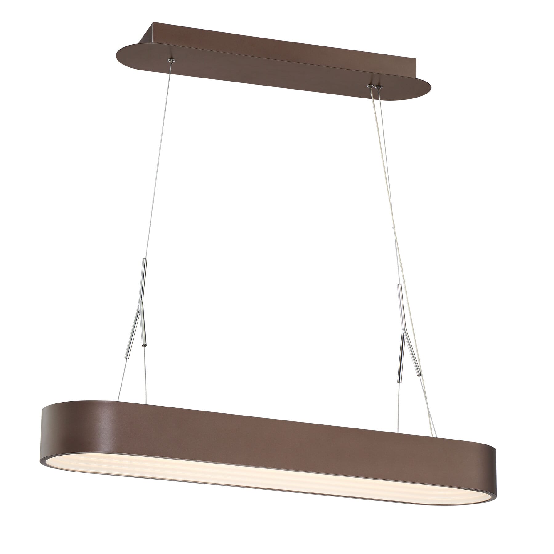 George Kovacs Step Up 34" Pendant Light in Bronze