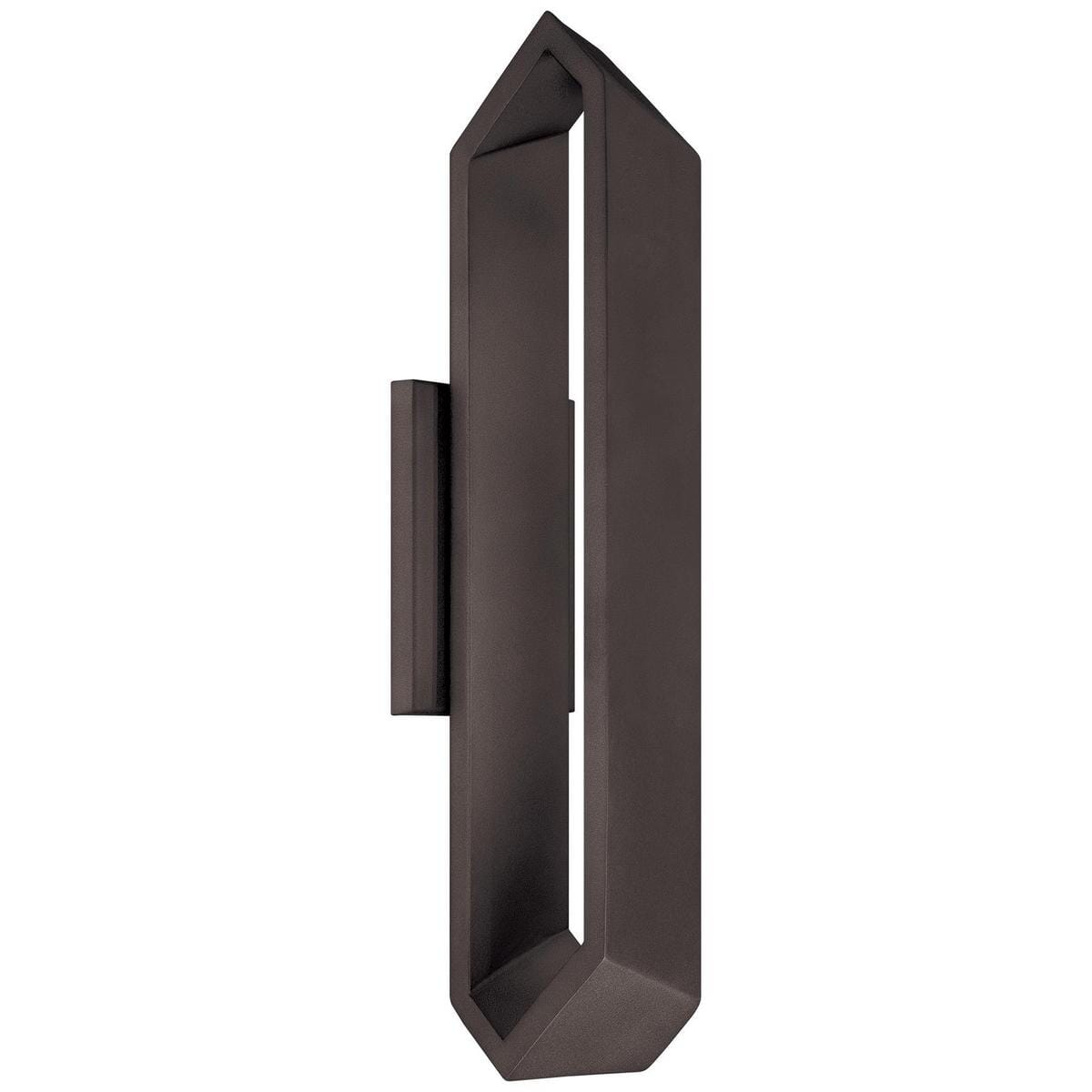 George Kovacs Pitch 19" Outdoor Wall Light in Black