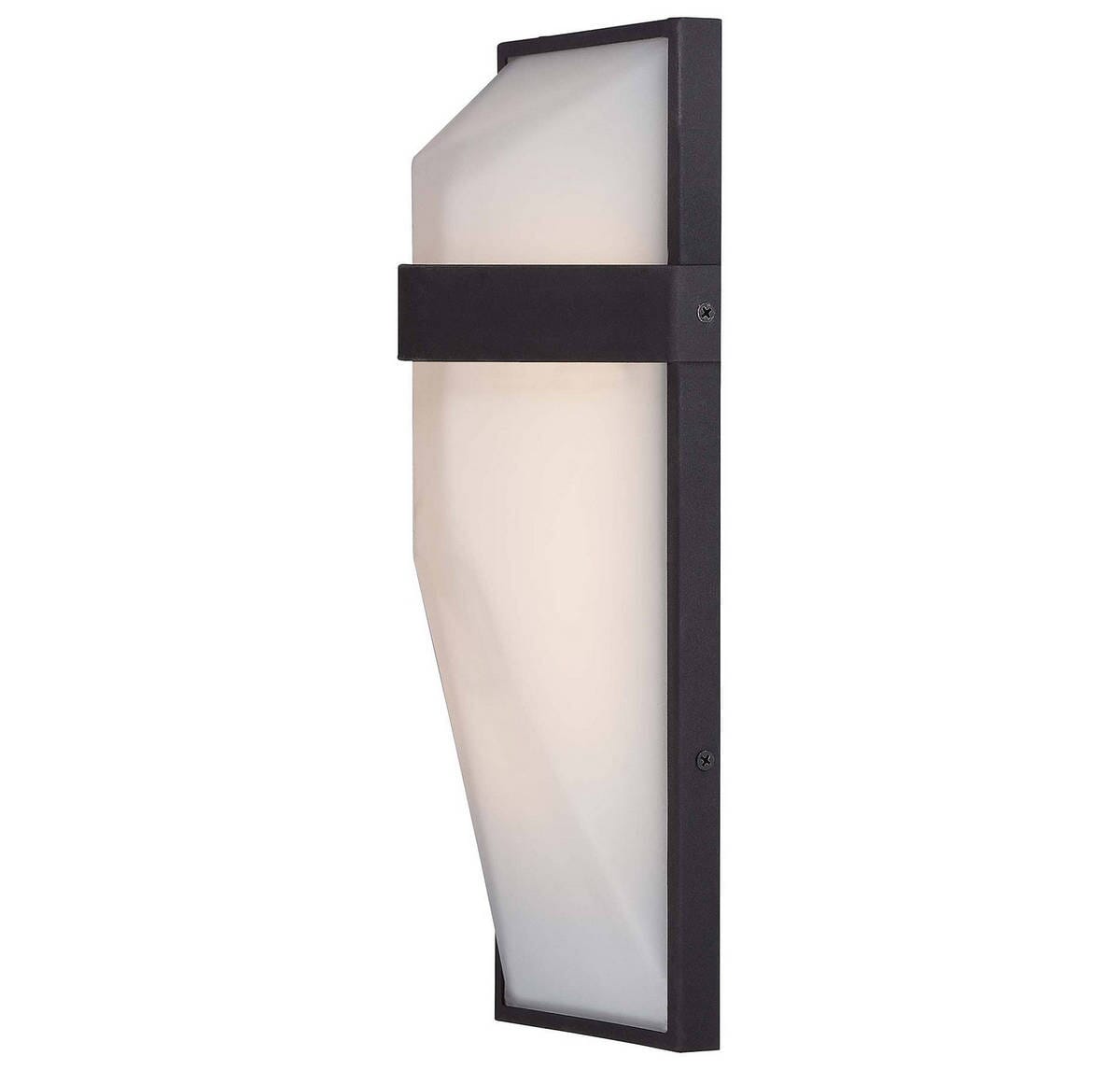 George Kovacs Wedge 15" Outdoor Wall Light in Black