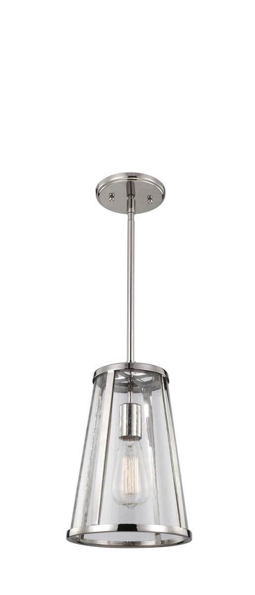 Feiss Harrow Polished Nickel Pendant