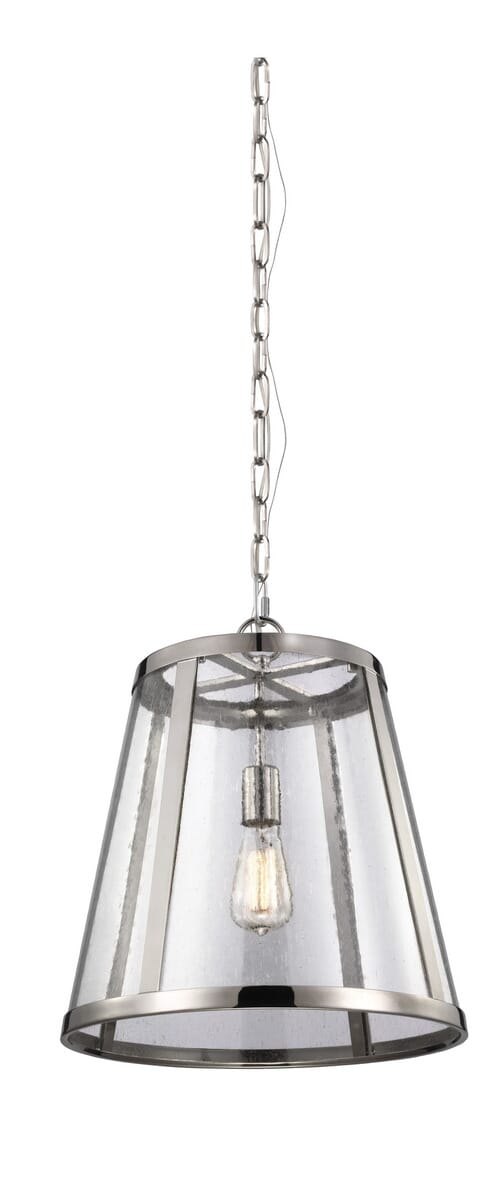 Feiss Harrow Polished Nickel Pendant