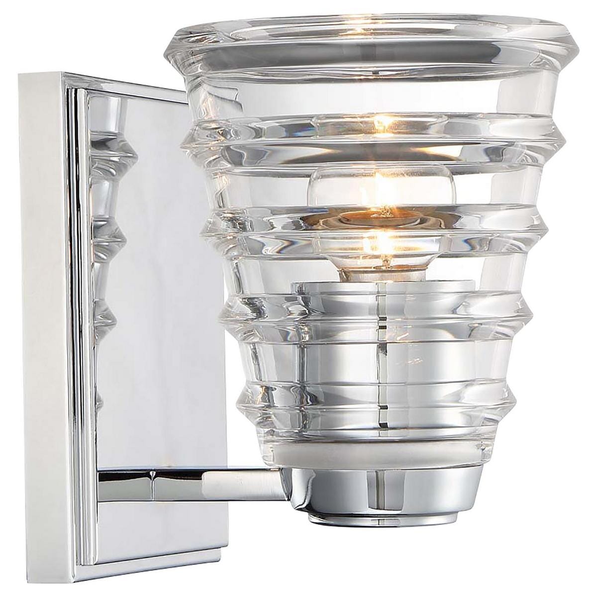 George Kovacs Arctic 5" Bathroom Vanity Light in Chrome