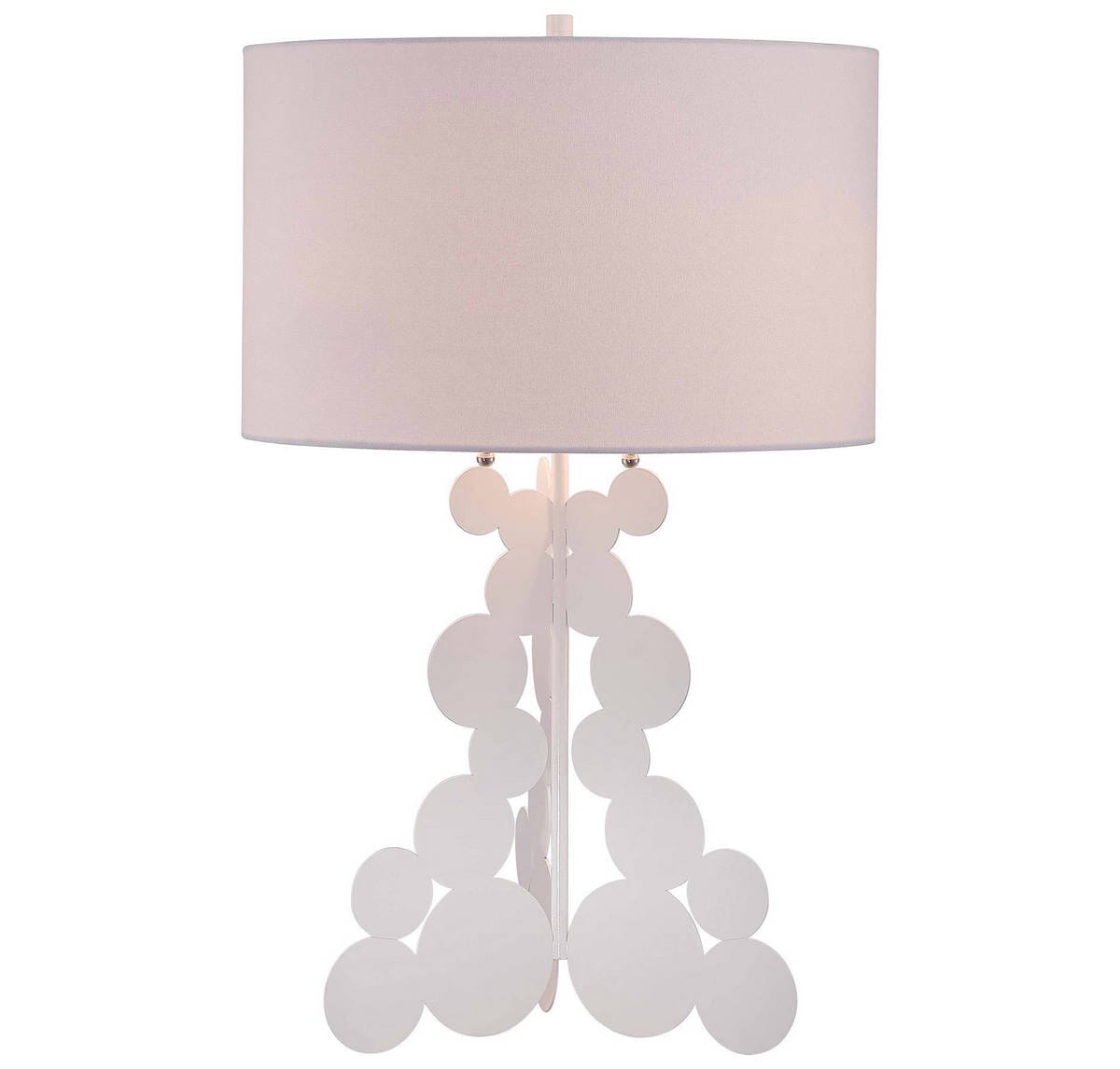 George Kovacs Portables 2-Light 2 Light Table Lamp in White