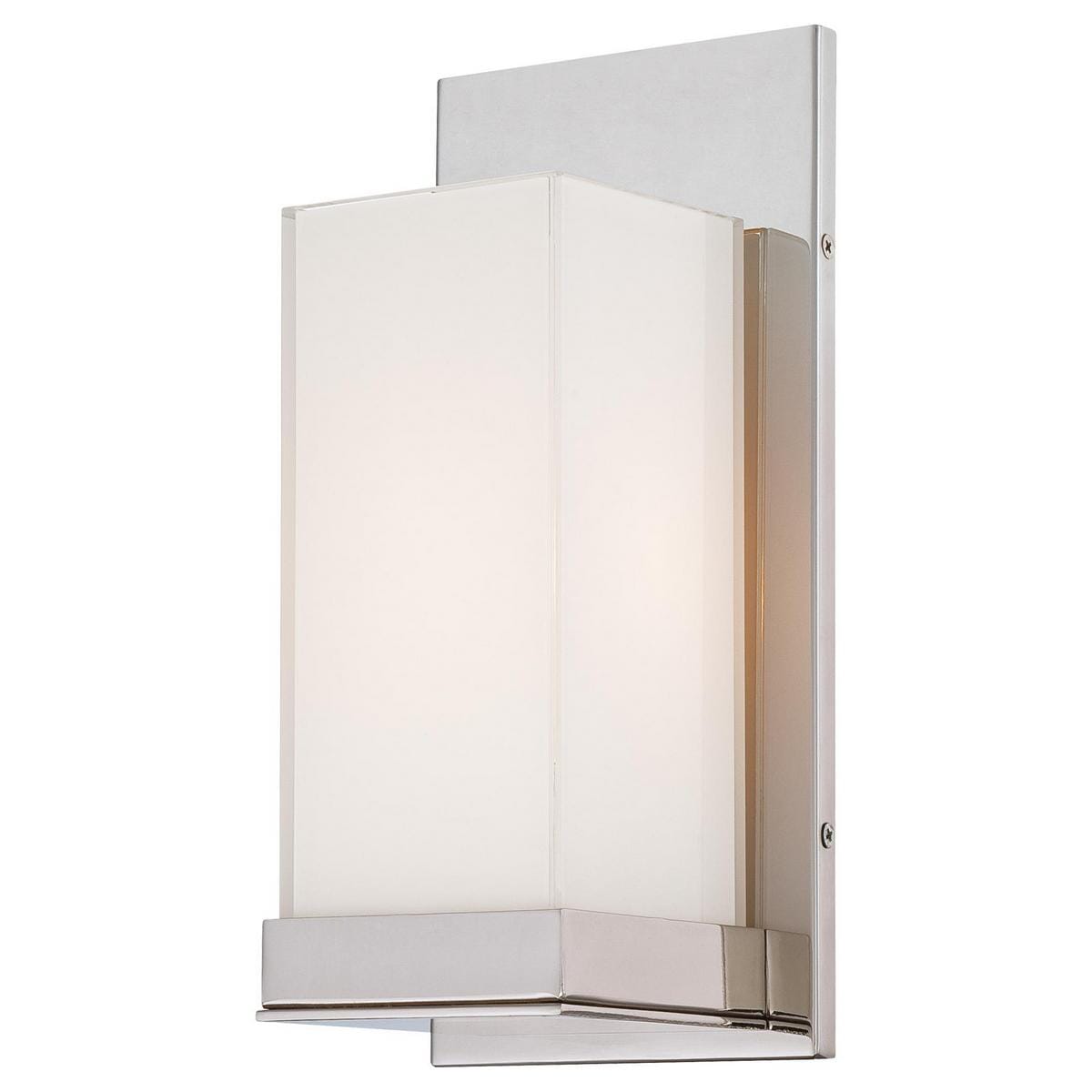 George Kovacs 10" Wall Sconce in Polished Nickel