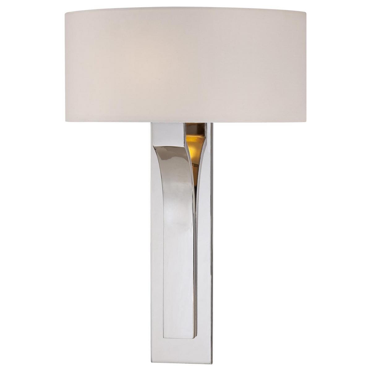 George Kovacs 17" Wall Sconce in Polished Nickel