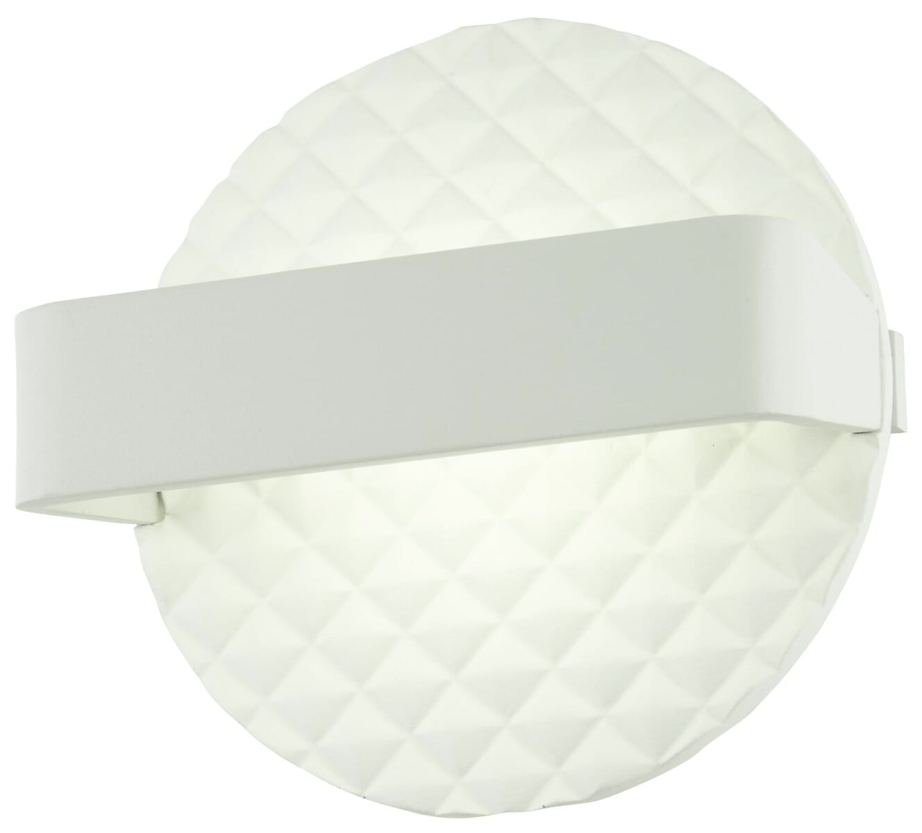 George Kovacs Quilted 7" Wall Sconce in Matte White