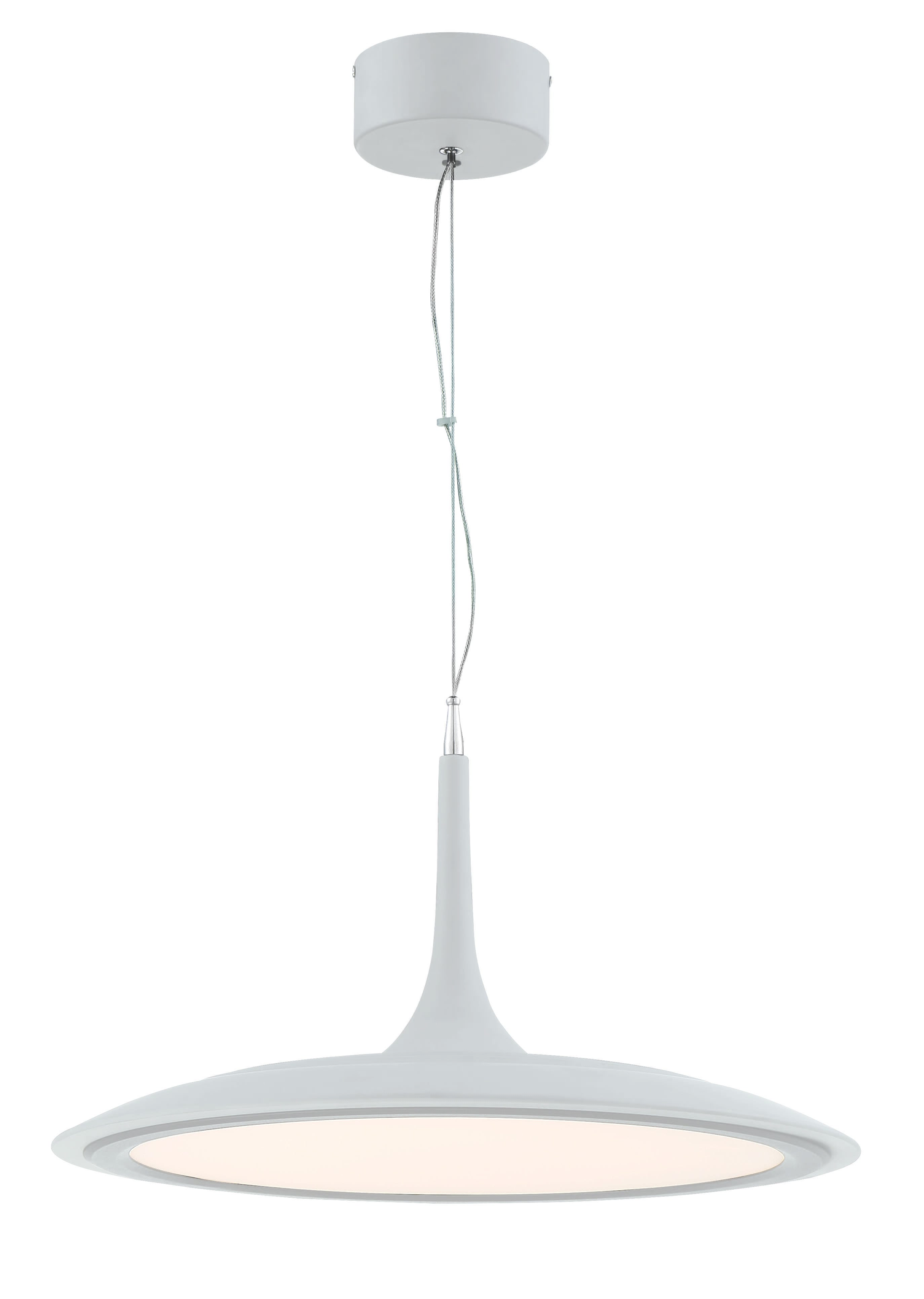 George Kovacs Hover 19" Pendant Light in Matte White