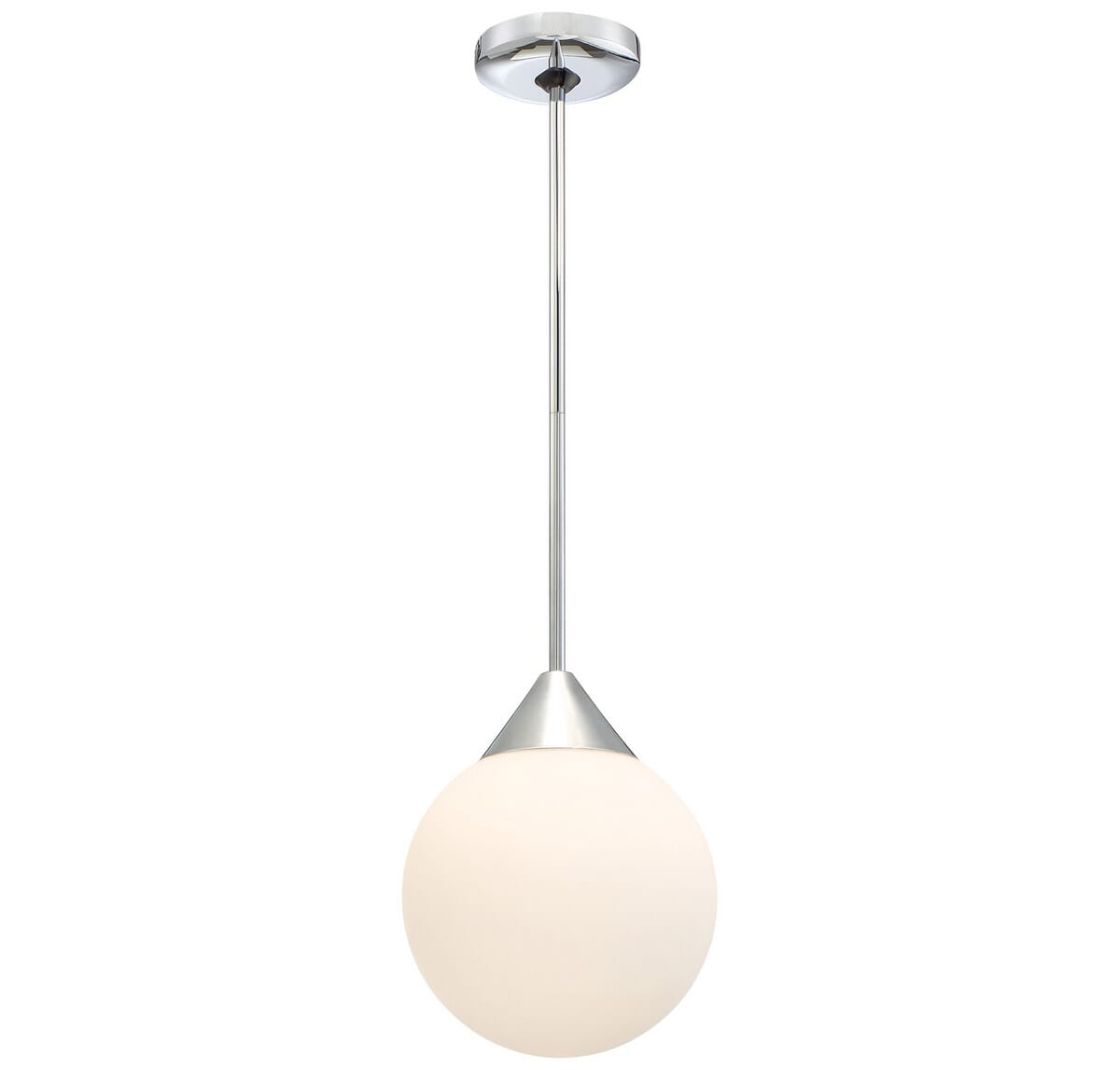 George Kovacs Simple 9" Pendant Light in Chrome