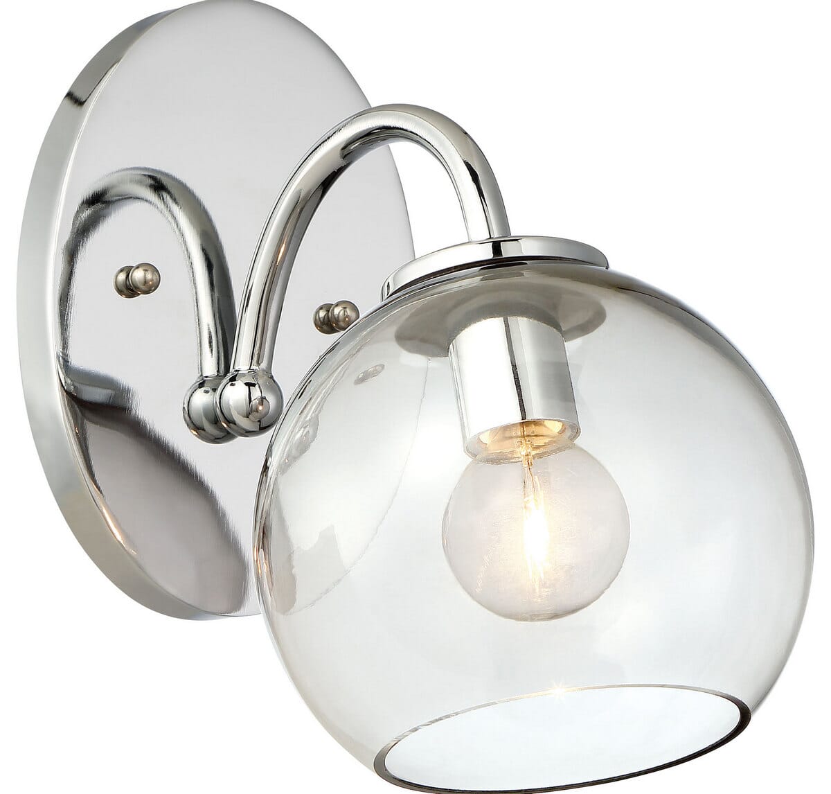 George Kovacs Exposed 6" Bathroom Vanity Light in Chrome