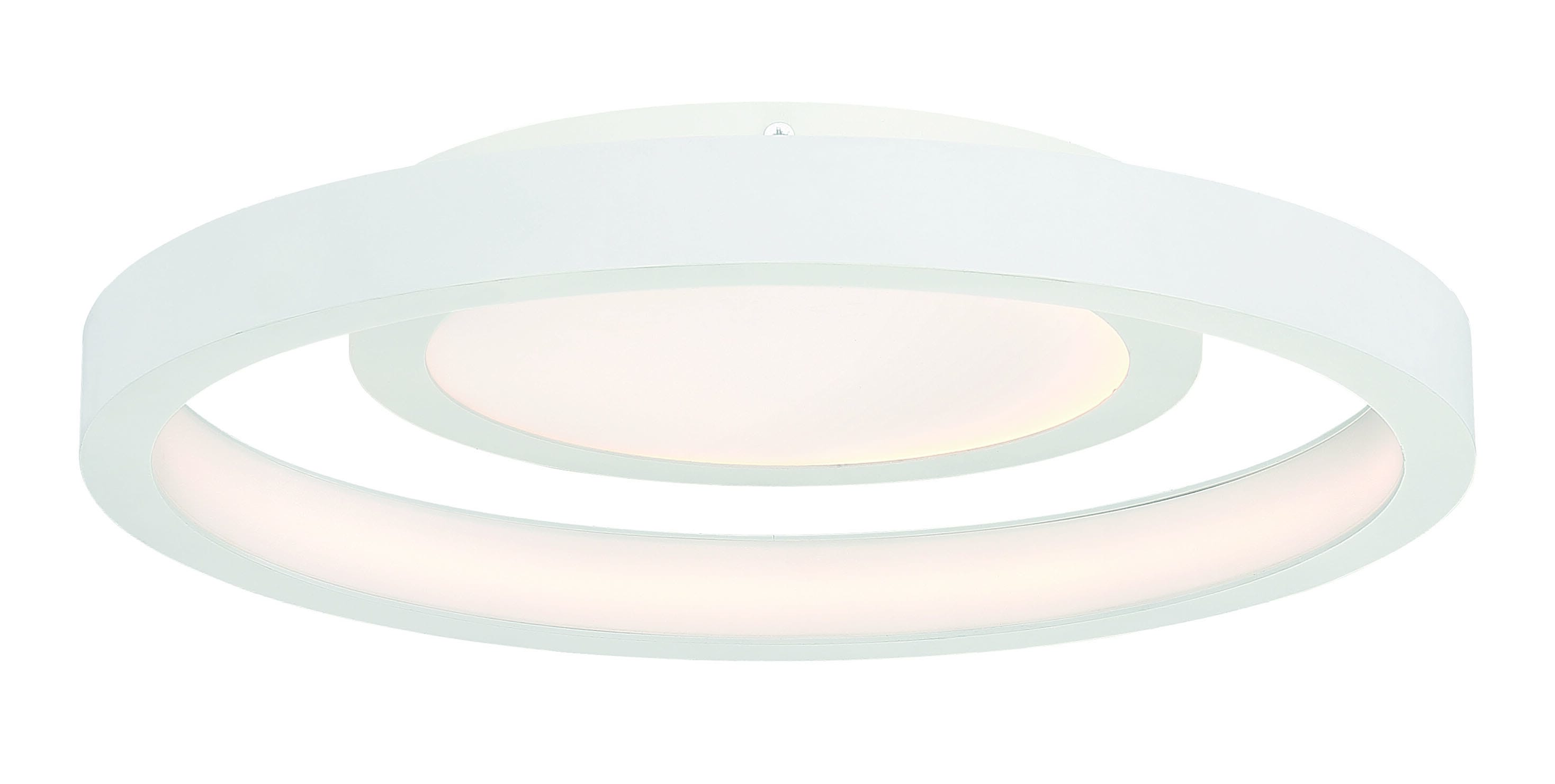 George Kovacs Knock Out 14" Ceiling Light in White