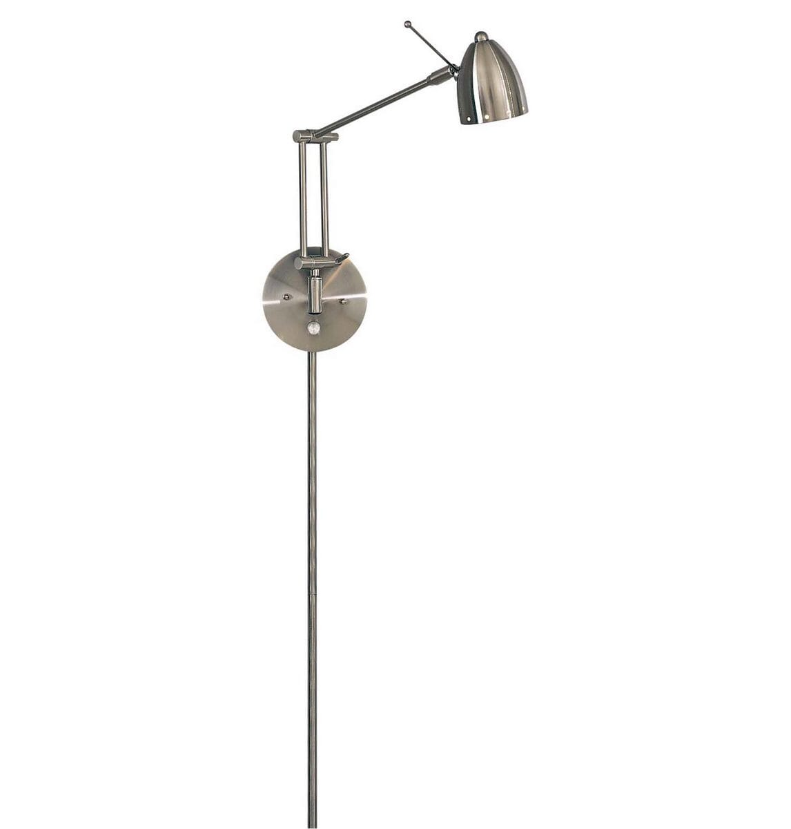 George Kovacs George's Reading Room 24" Wall Lamp in Brushed Nickel