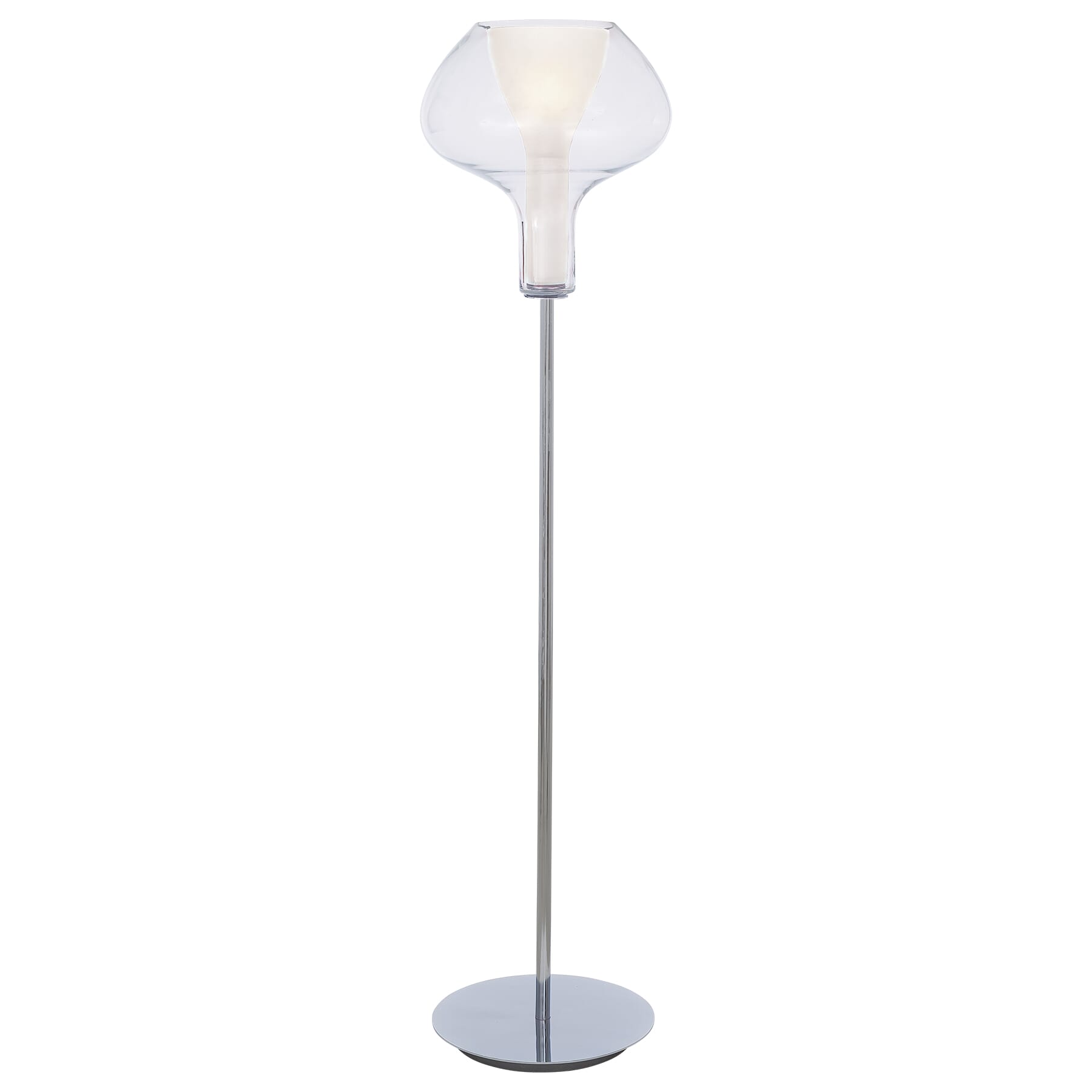 George Kovacs Soft 70" Torchiere Lamp in Chrome