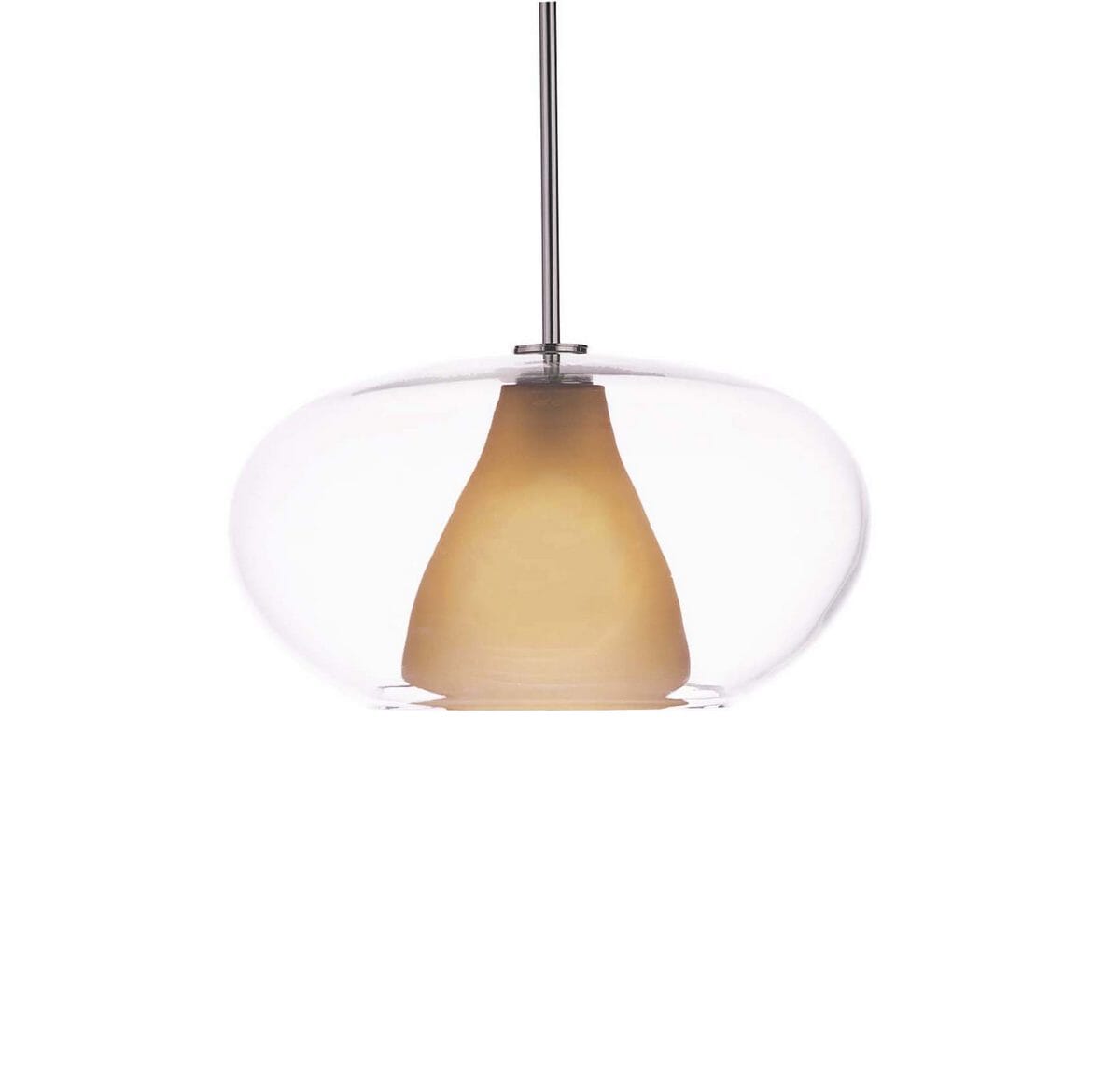 George Kovacs Soft 17" Pendant Light in Chrome