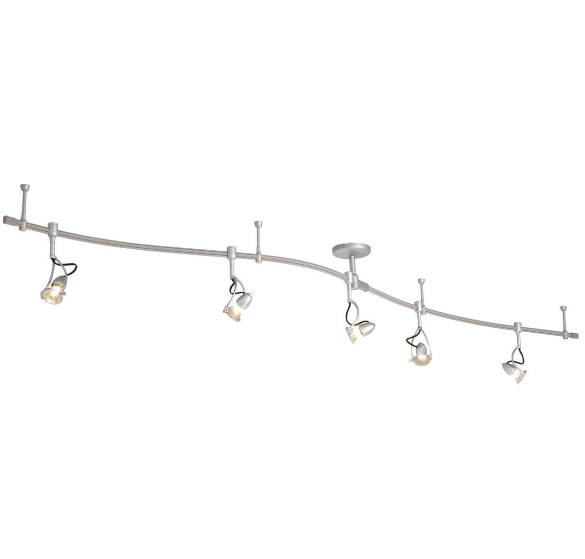 George Kovacs GK Lightrail 5-Light Track Light in Silver