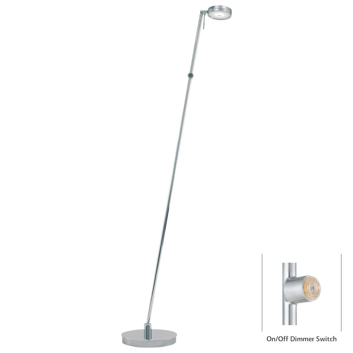 George Kovacs George'S Reading Room 50" Floor Lamp in Chrome