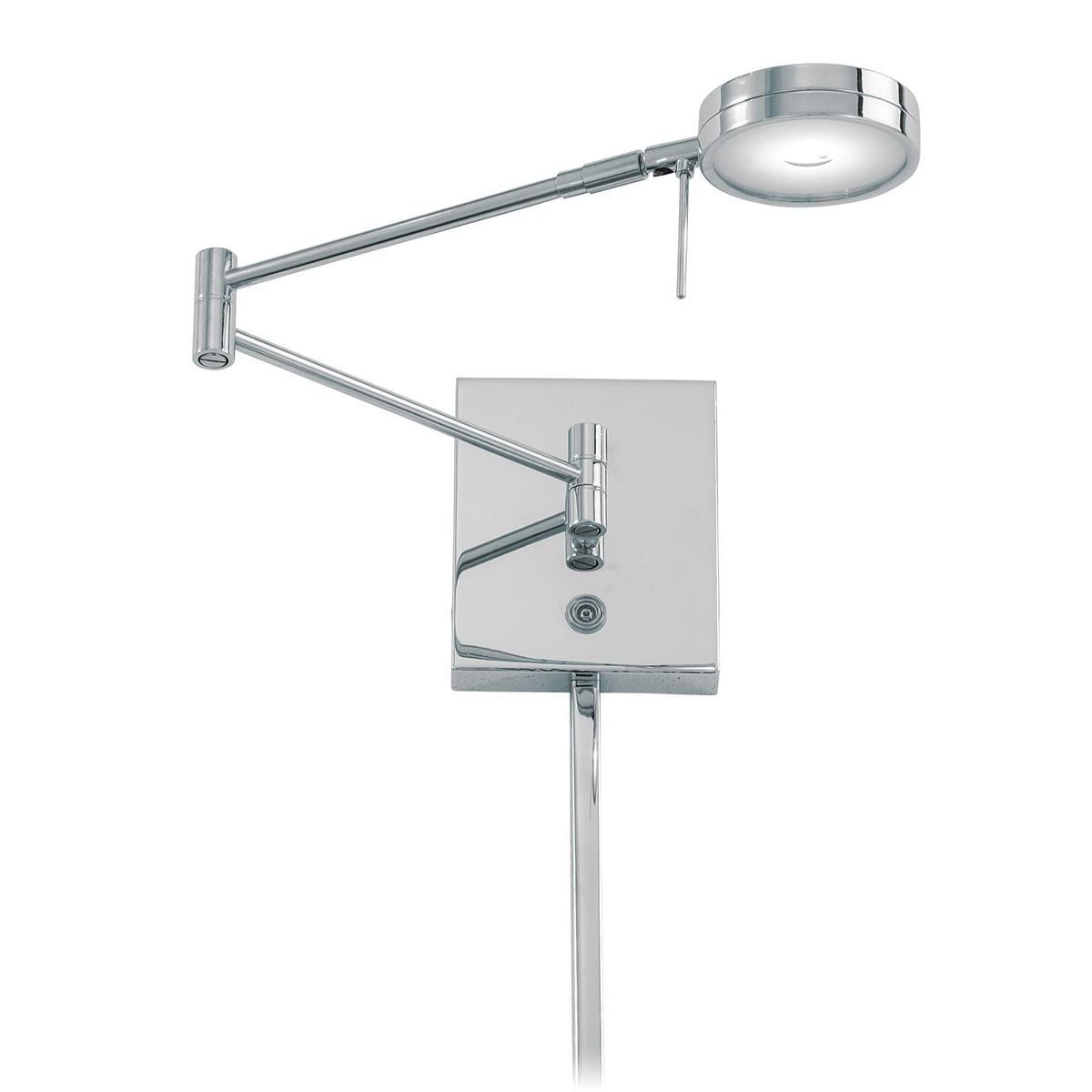 George Kovacs George's Reading Room 6" Wall Lamp in Chrome