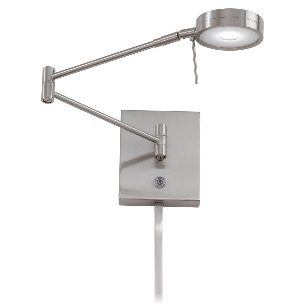 George Kovacs George's Reading Room 6" Wall Lamp in Brushed Nickel