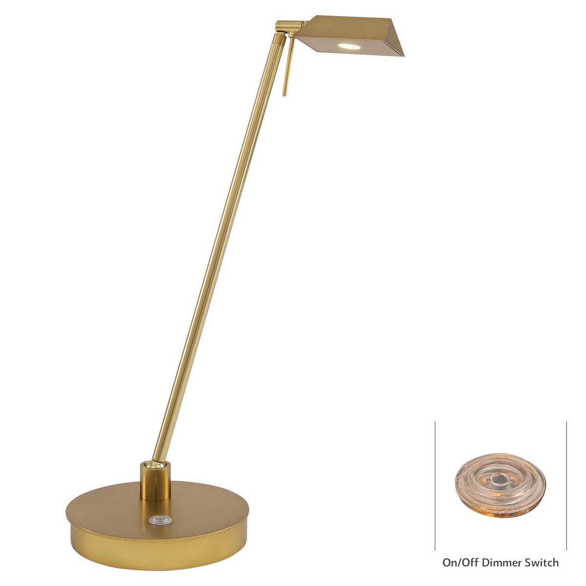 George Kovacs George'S Reading Room 19" Table Lamp in Honey Gold