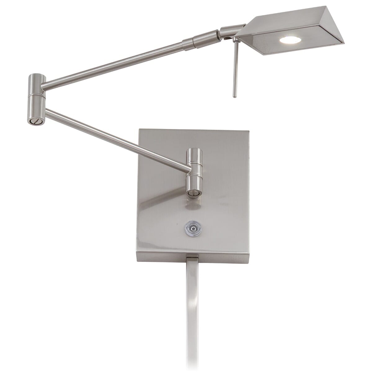 George Kovacs George's Reading Room 6" Wall Lamp in Brushed Nickel