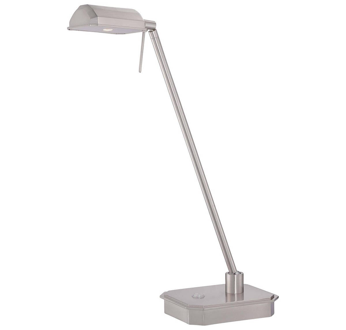 George Kovacs George'S Reading Room 20" Table Lamp in Brushed Nickel