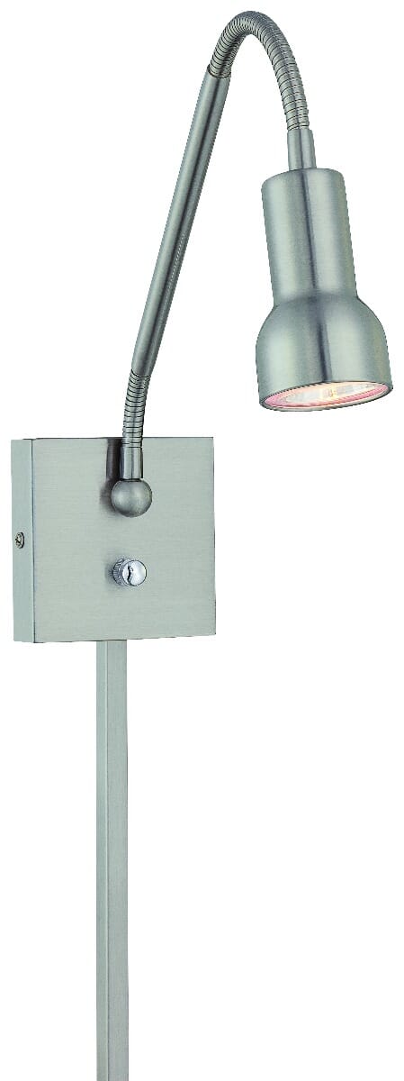 George Kovacs Save Your Marriage 19" Wall Lamp in Brushed Nickel