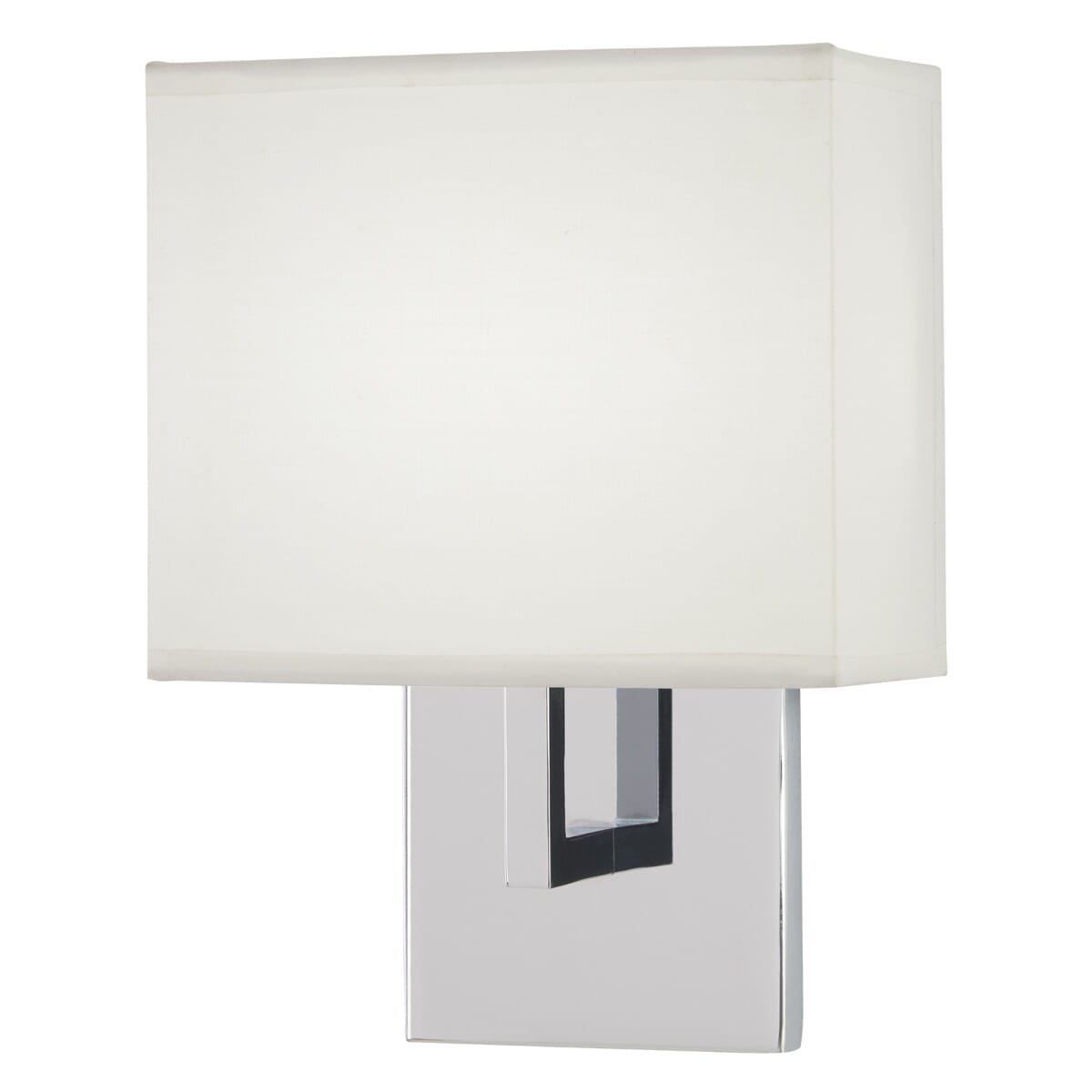 George Kovacs Squared Fabric LED Wall Sconce in Chrome