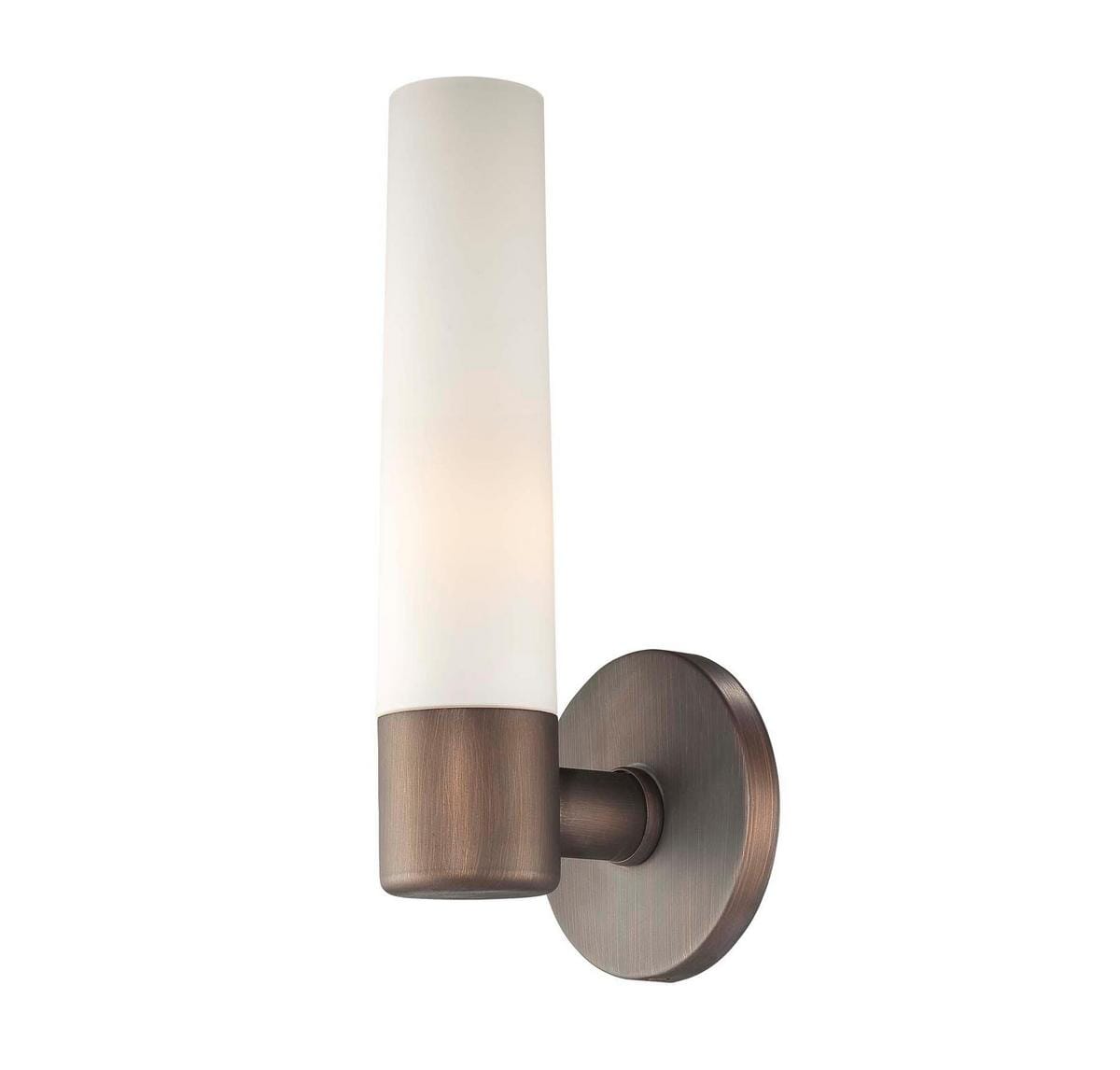 George Kovacs Saber 13" Wall Sconce in Painted Copper Bronze Patina