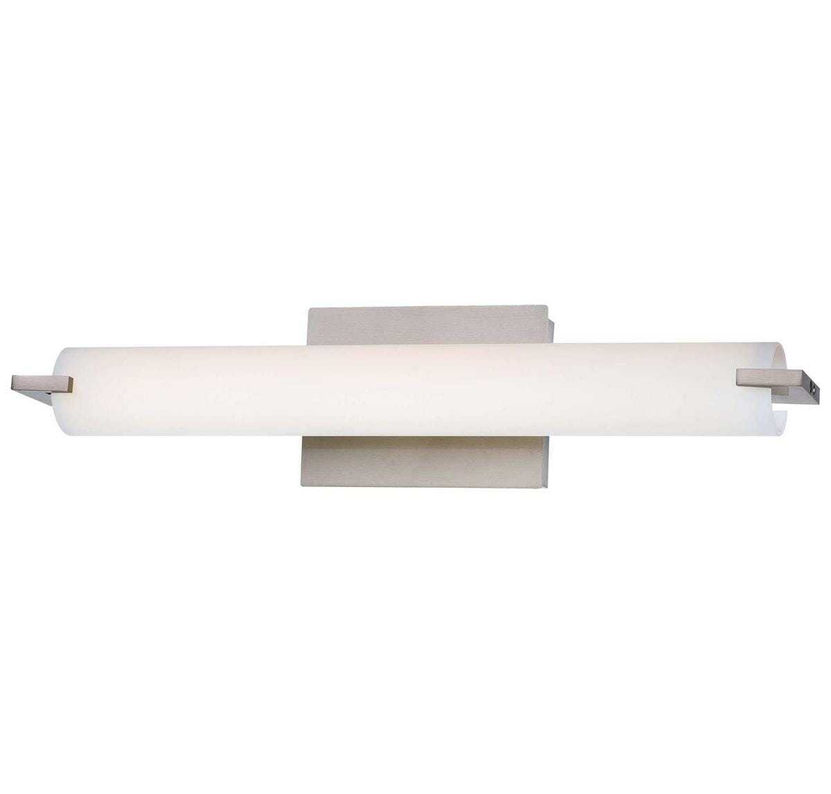 George Kovacs Tube LED Bathroom Vanity Light in Brushed Nickel