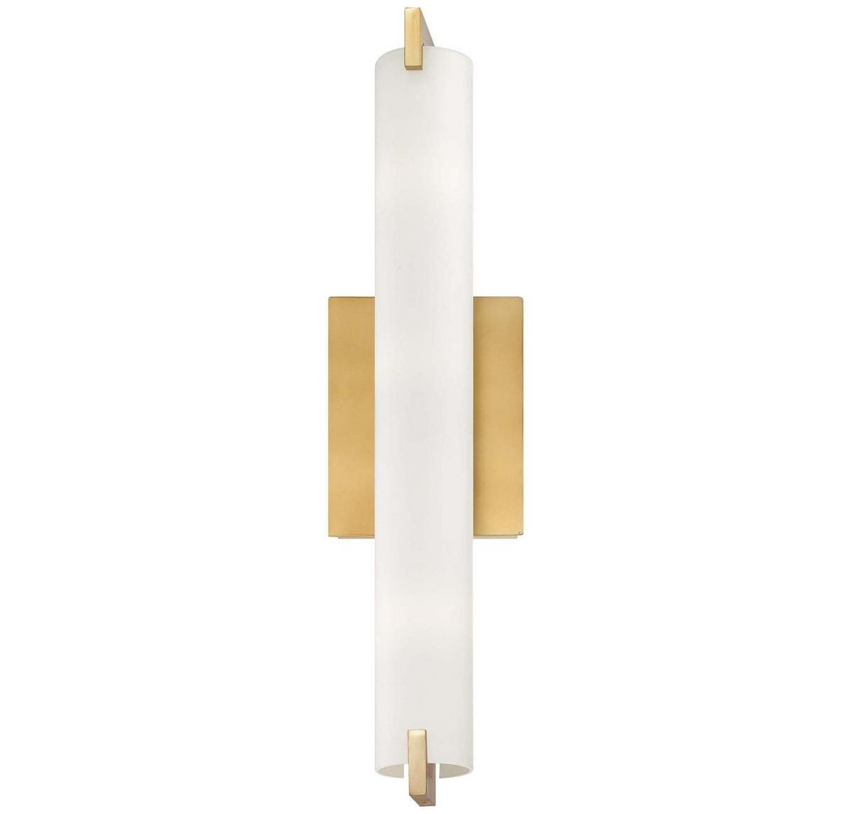 George Kovacs Tube 3-Light Wall Sconce in Honey Gold