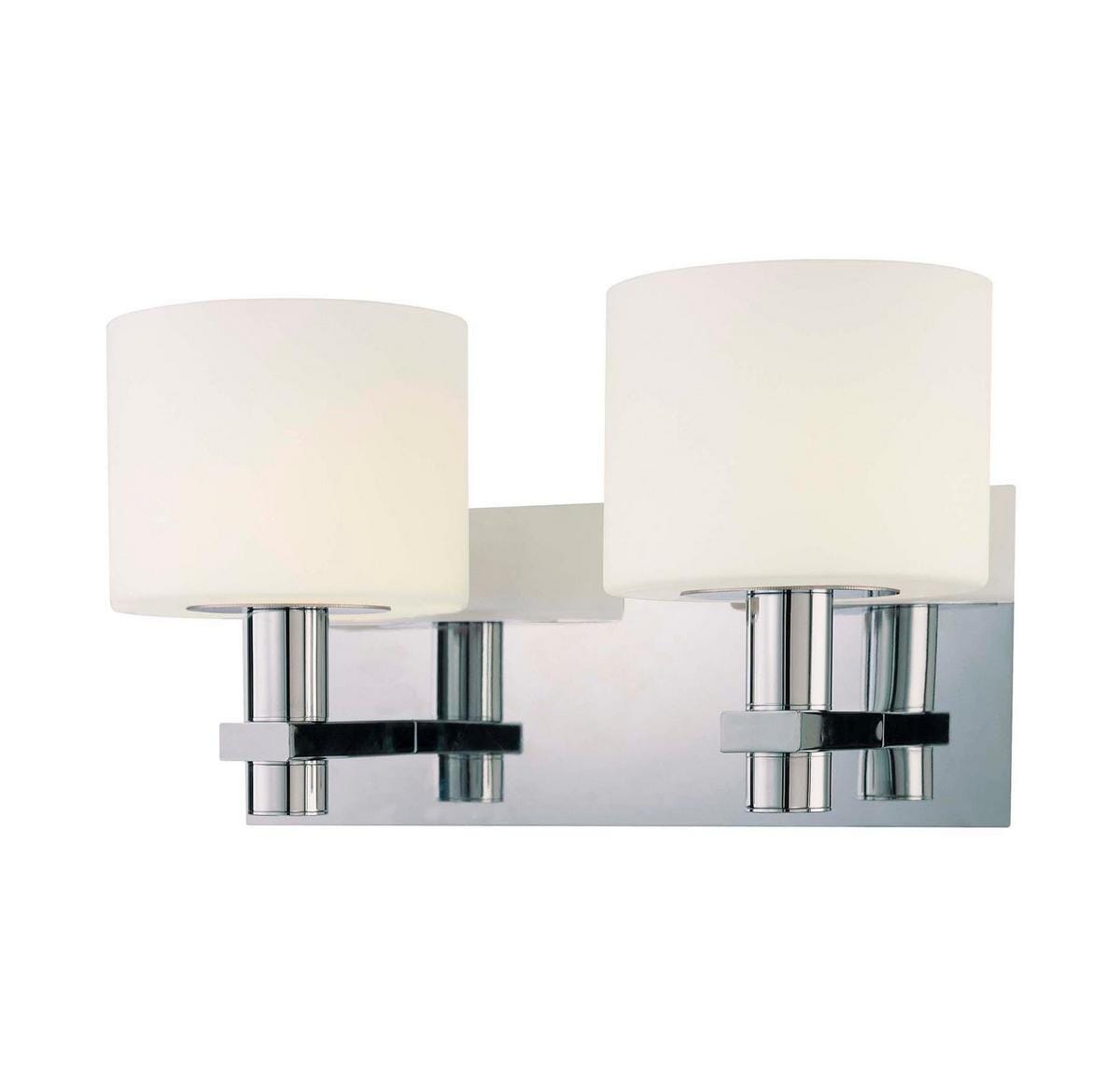 George Kovacs Stem 2-Light 13" Bathroom Vanity Light in Chrome