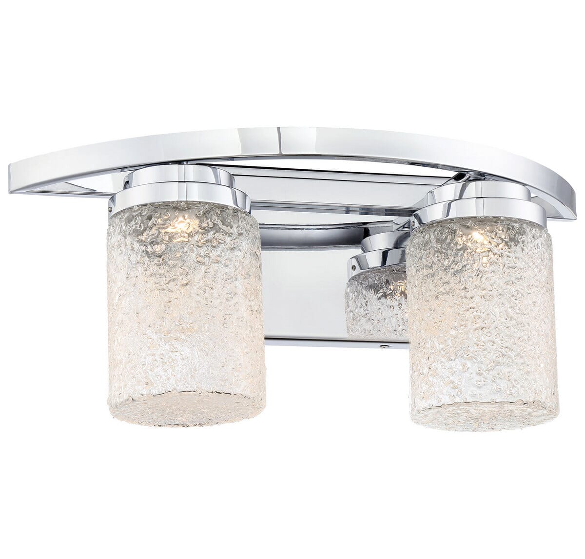 George Kovacs Brilliant 2-Light Bathroom Vanity Light in Chrome