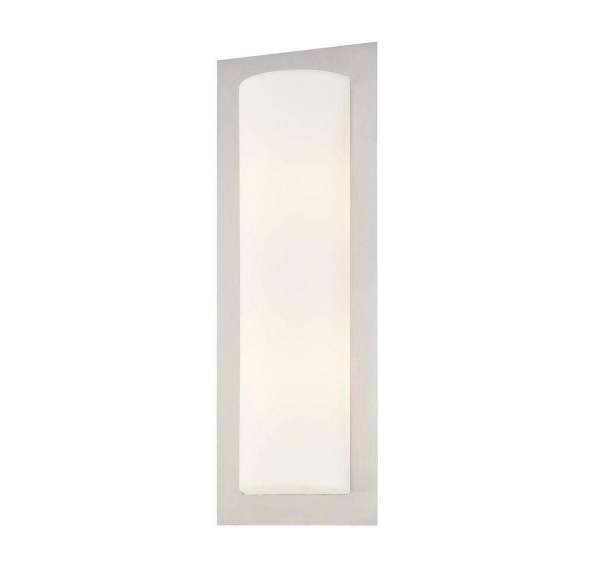 George Kovacs 2-Light 19" Wall Sconce in Brushed Stainless Steel