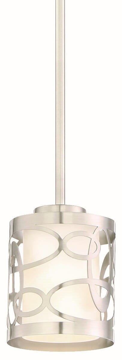 George Kovacs Links 5" Pendant Light in Brushed Nickel