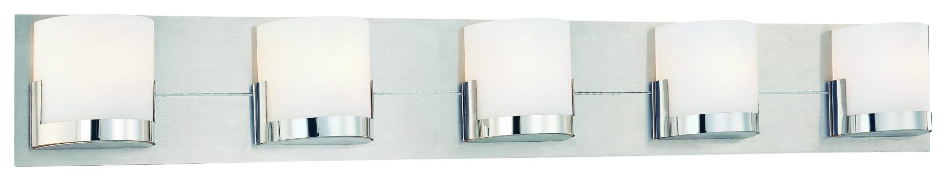 George Kovacs Convex 5-Light Bathroom Vanity Light in Chrome