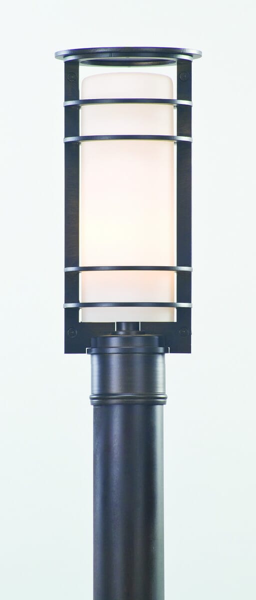 Troy Vibe Outdoor Post Lantern in Brushed Aluminum