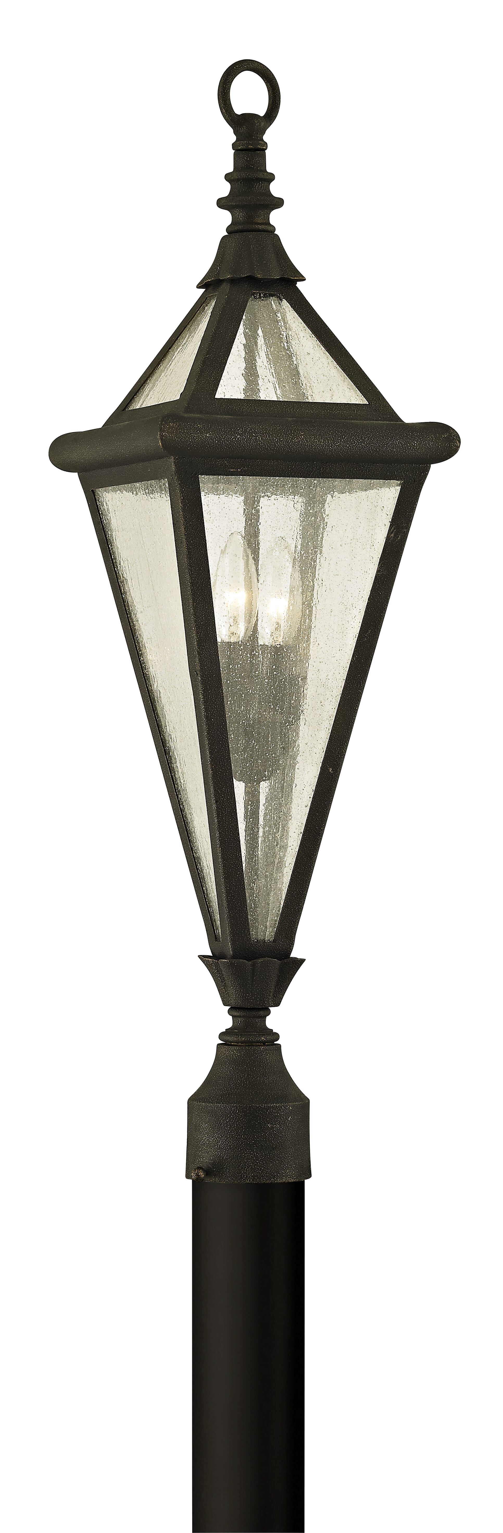 Troy Geneva 2-Light 29" Outdoor Post Light in Vintage Bronze