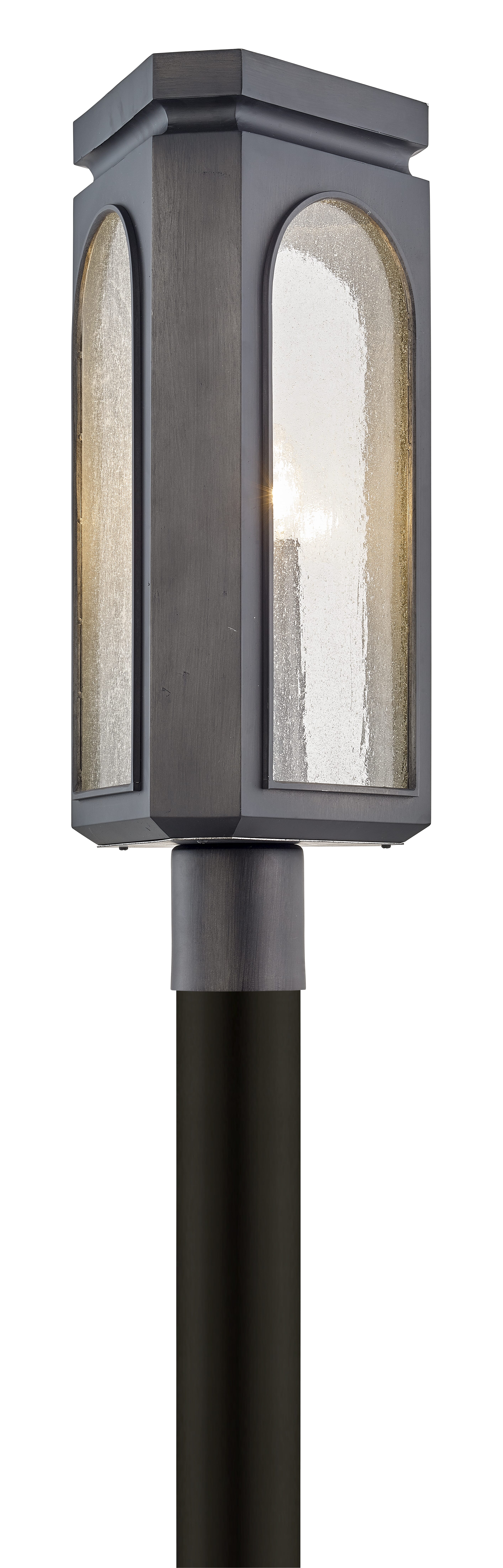 Troy Alton 3-Light 21" Outdoor Post Light in Graphite