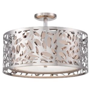 George Kovacs Layover 2-Light 18" Ceiling Light in Chrome