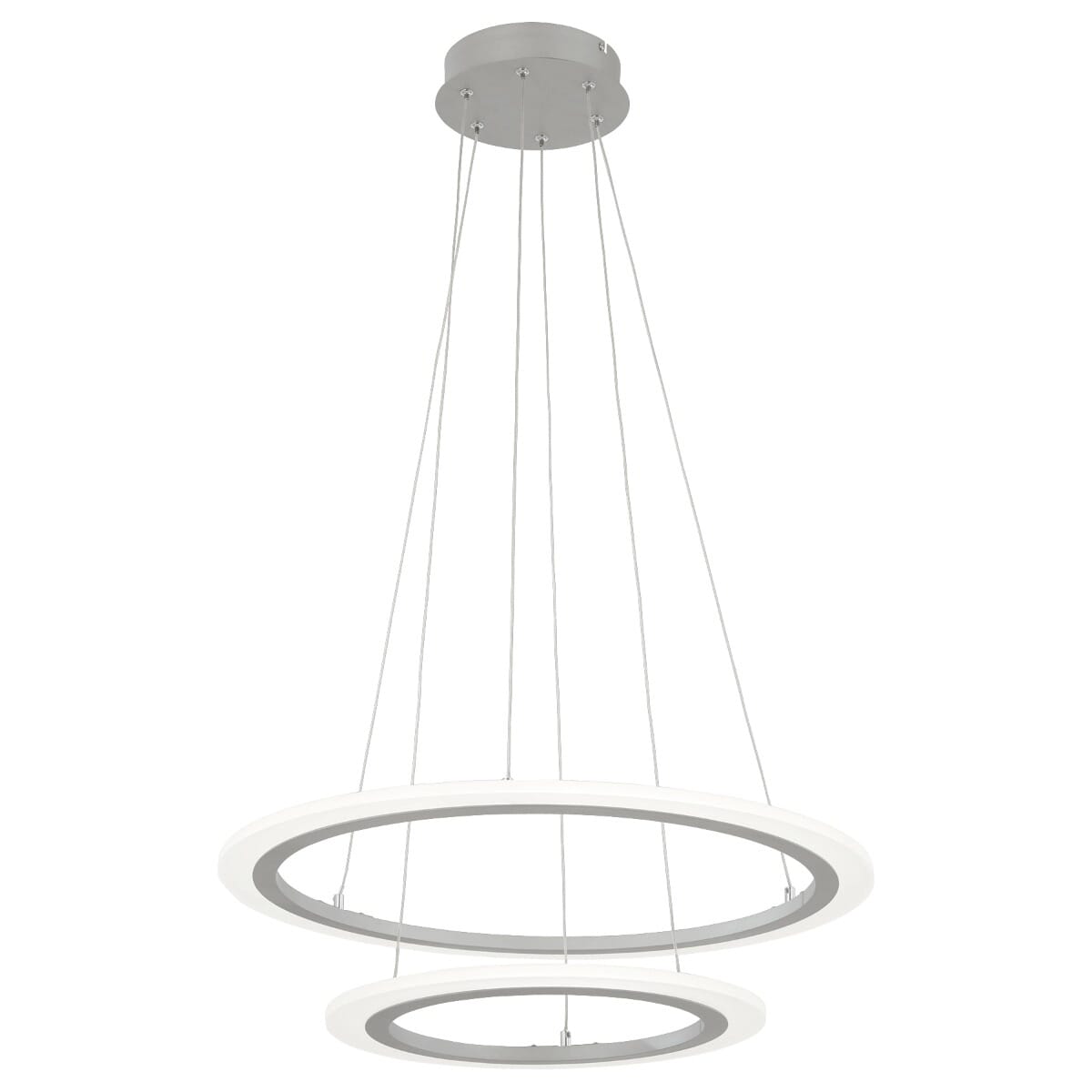 George Kovacs Discovery 24" Pendant Light in Silver