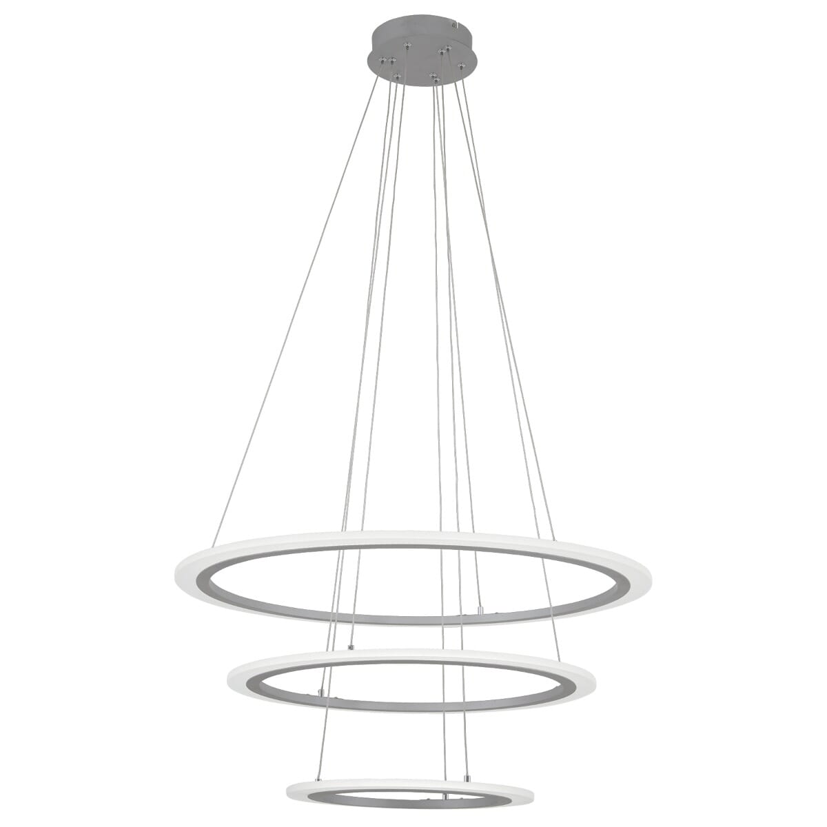 George Kovacs Discovery 31" Pendant Light in Silver