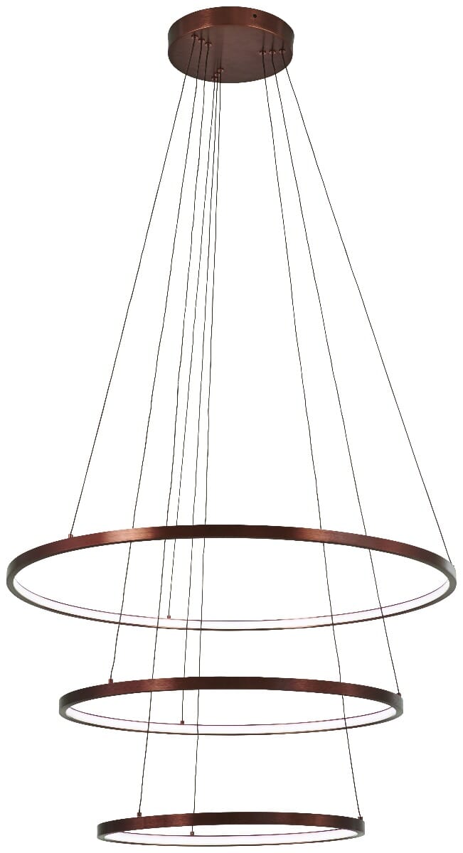 George Kovacs Full Orbit 32" Pendant Light in Satin Bronze