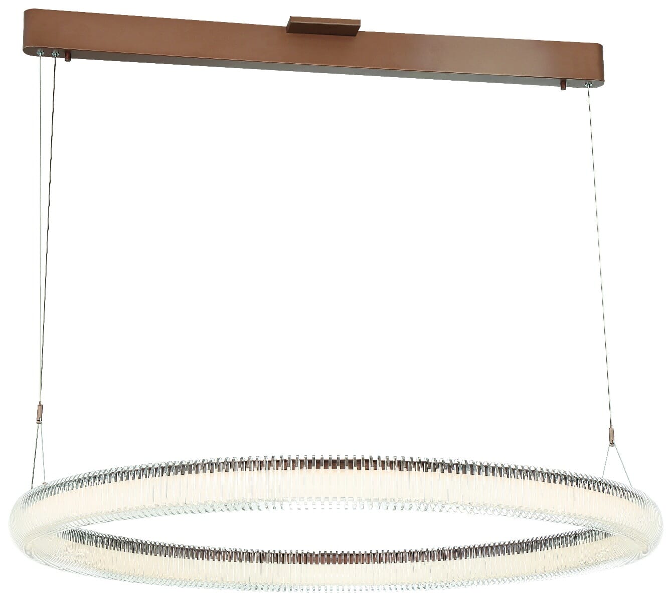 George Kovacs Roulette 34" Pendant Light in Satin Bronze