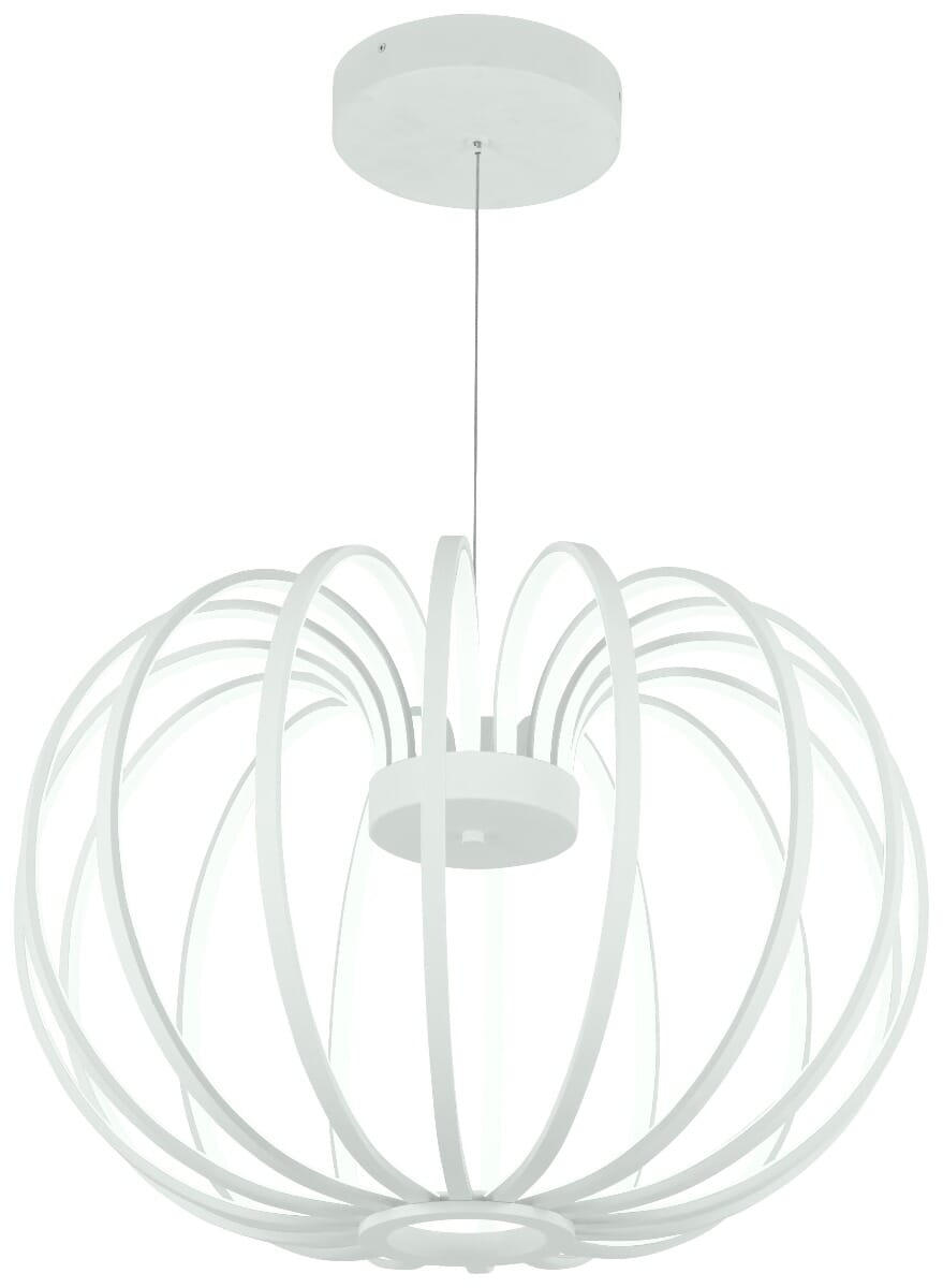 George Kovacs Snow Sprite 14-Light 21" Pendant Light in Matte White