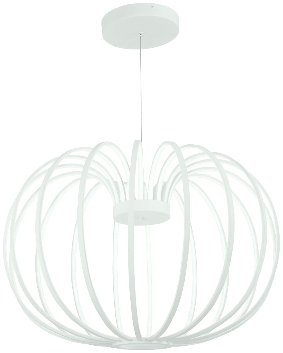 George Kovacs Snow Sprite 18-Light 34" Pendant Light in Matte White