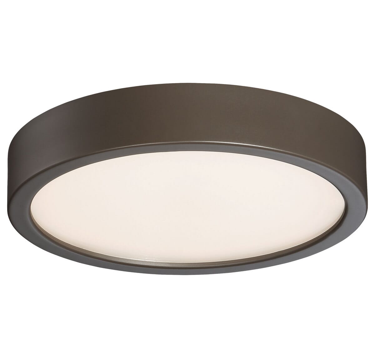 George Kovacs Disc LED Ceiling Light in Painted Copper Bronze Patina